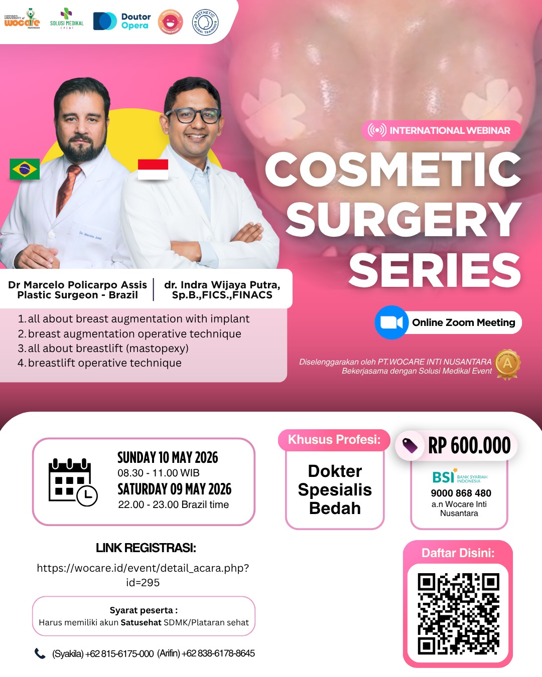 INTERNATIONAL WEBINAR - COSMETIC SURGERY SERIES